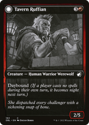 Tavern Ruffian (DBL-163) [Innistrad: Double Feature] Foil MTG Single Wizards of the Coast