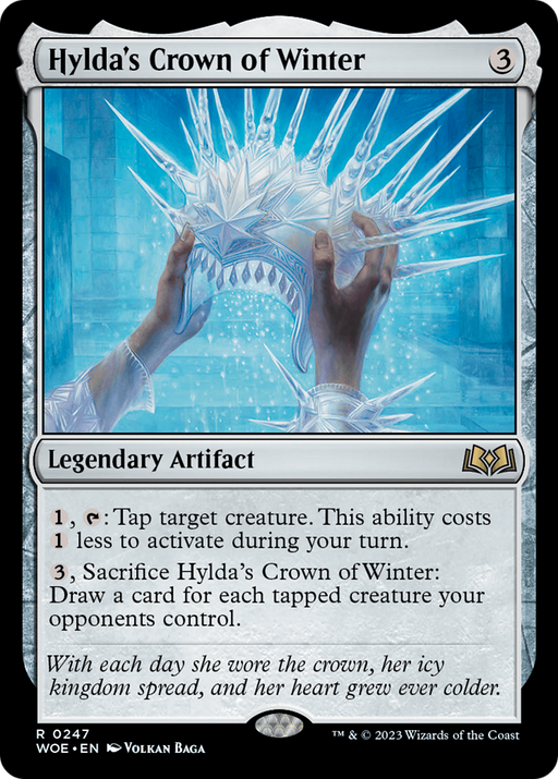 Hylda's Crown of Winter (WOE-247) [Wilds of Eldraine] MTG Single Wizards of the Coast