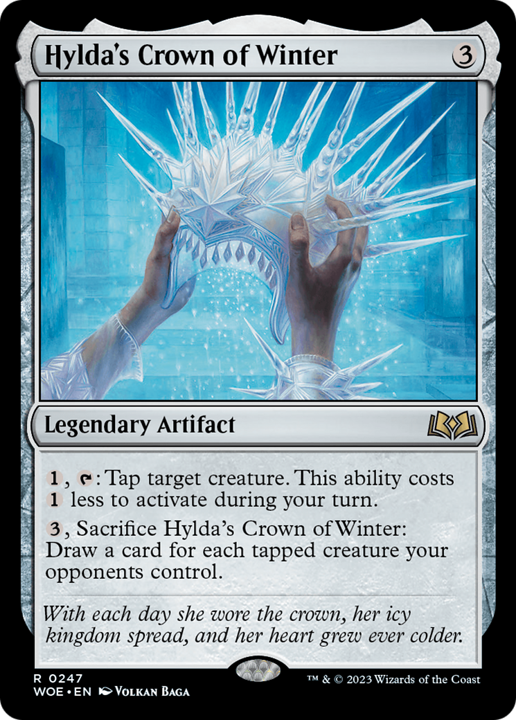 Hylda's Crown of Winter (WOE-247) [Wilds of Eldraine] Foil MTG Single Wizards of the Coast