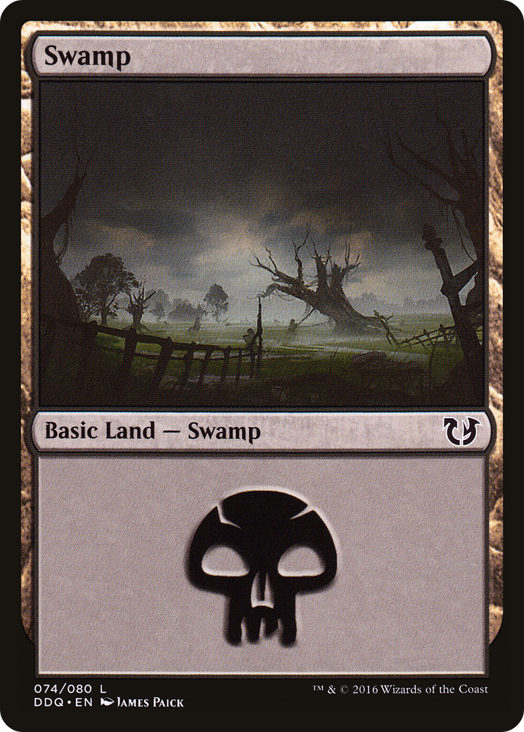 Swamp (DDQ-074) [Misc] Duel Decks: Blessed vs. Cursed MTG Single Wizards of the Coast