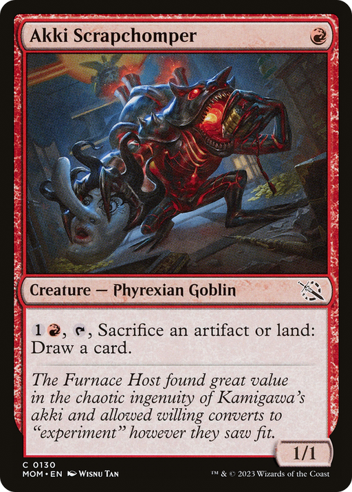 Akki Scrapchomper (MOM-130) [March of the Machine] MTG Single Wizards of the Coast