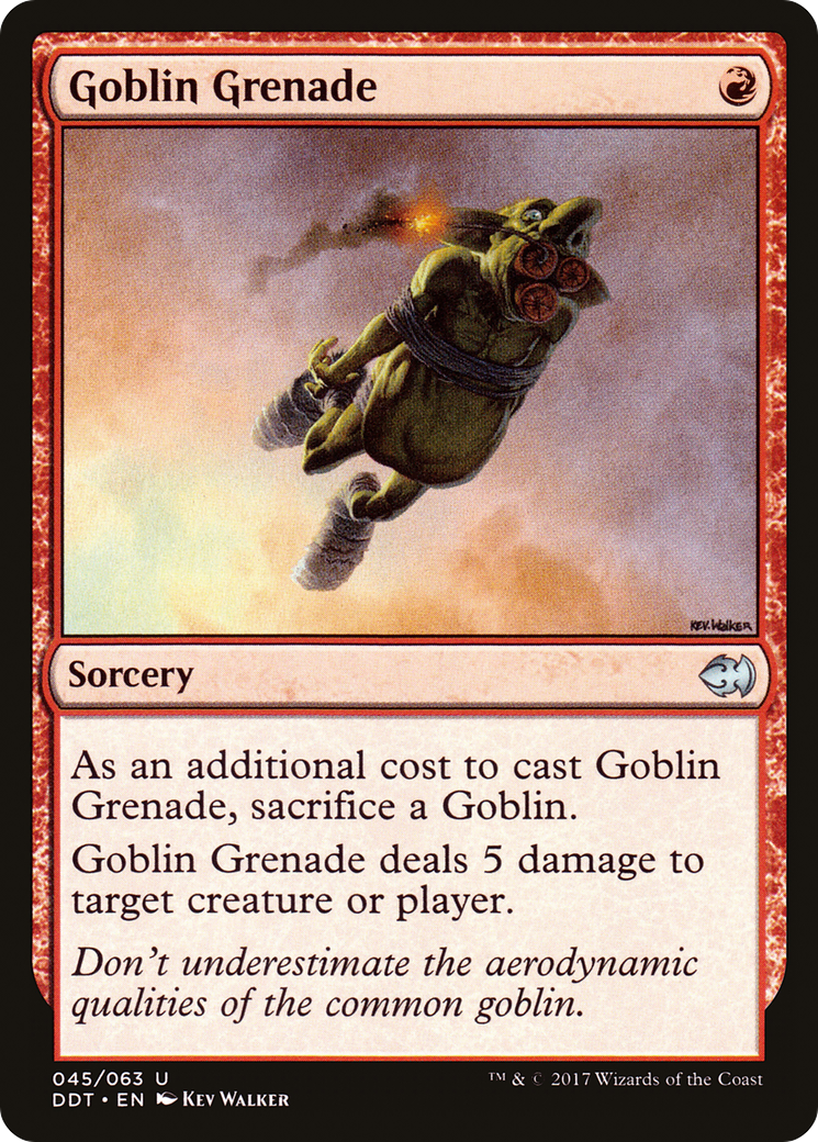 Goblin Grenade (DDT-045) [Misc] Duel Decks: Merfolk vs. Goblins MTG Single Wizards of the Coast