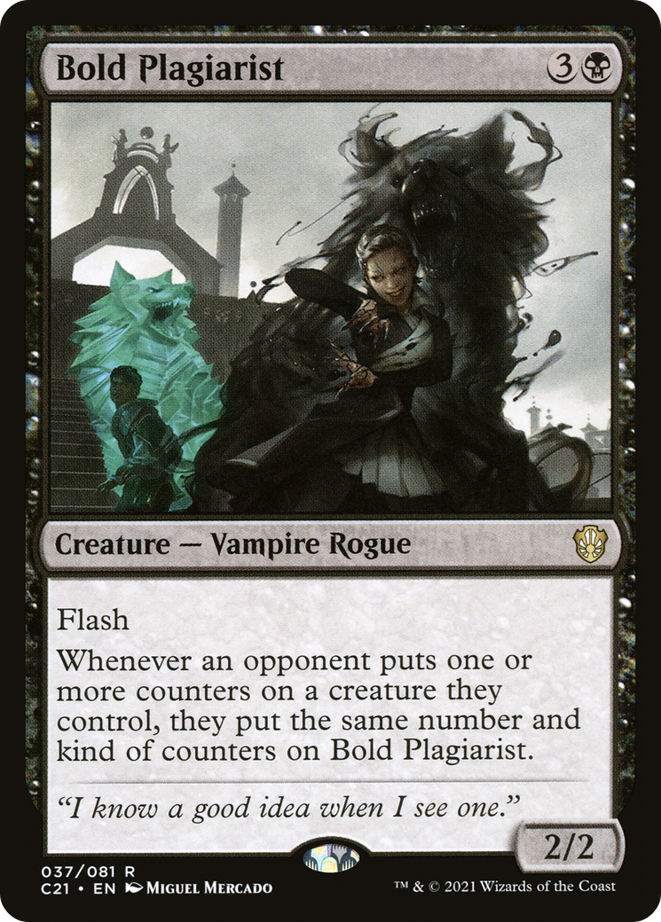 Bold Plagiarist (C21-037) [Commander 2021] MTG Single Wizards of the Coast