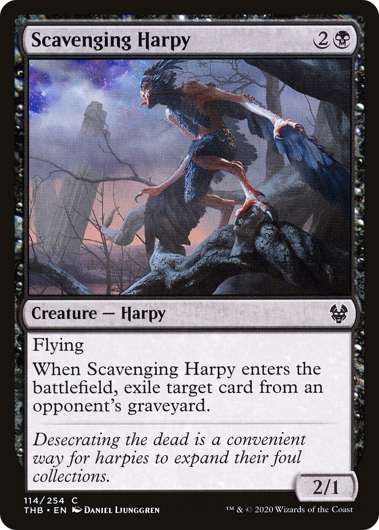 Scavenging Harpy (THB-114) [Theros Beyond Death] MTG Single Wizards of the Coast