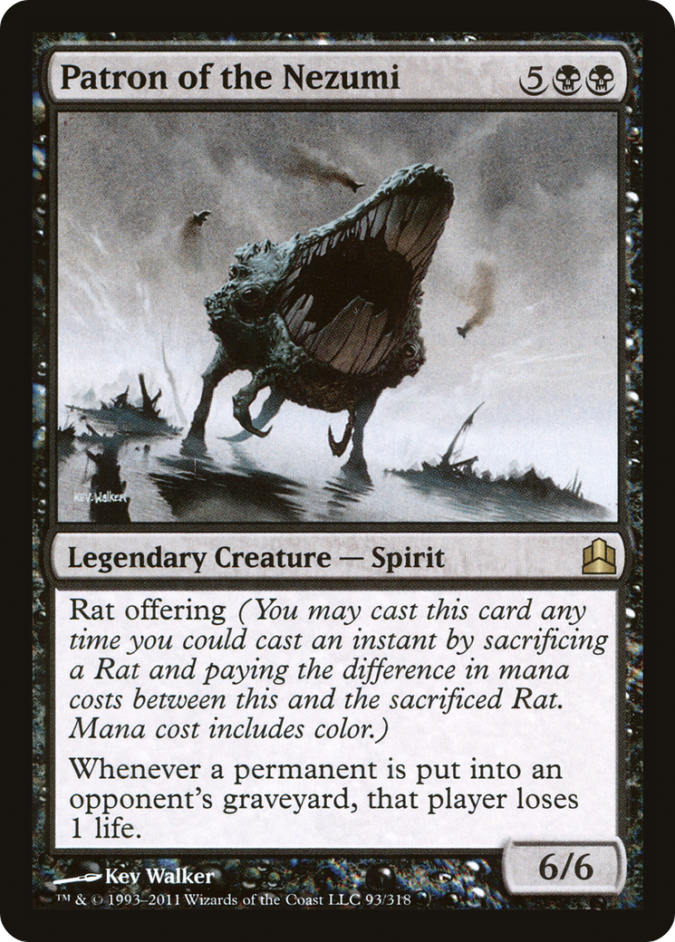 Patron of the Nezumi (CMD-093) [Commander 2011] MTG Single Wizards of the Coast
