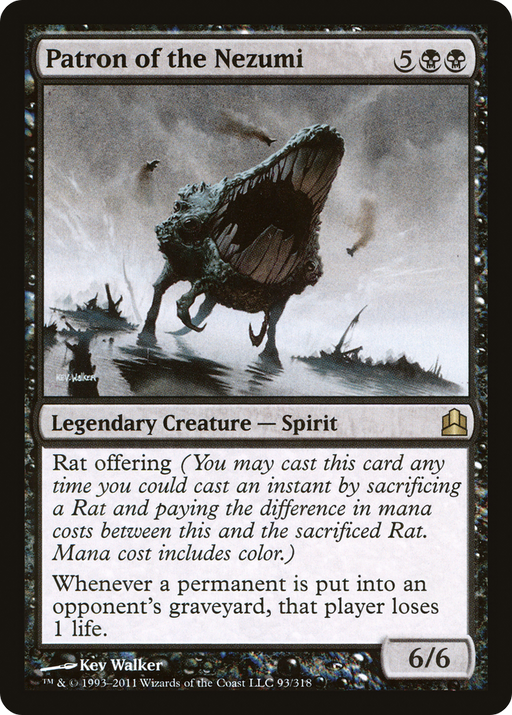 Patron of the Nezumi (CMD-093) [Commander 2011] MTG Single Wizards of the Coast