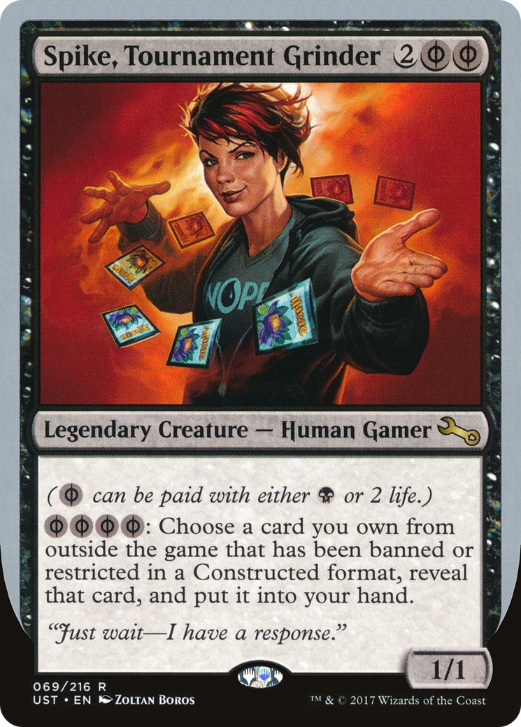 Spike, Tournament Grinder (UST-069) [Unstable] Foil MTG Single Wizards of the Coast