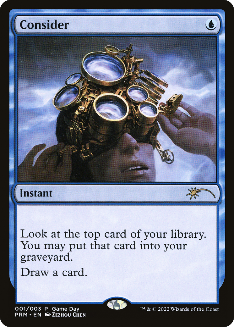 Consider (GAME-001) [Misc] Wizards Play Network 2022 MTG Single Wizards of the Coast