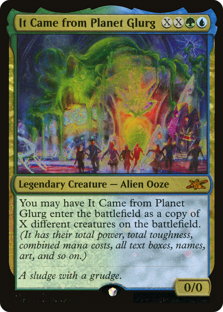 It Came from Planet Glurg (Galaxy Foil) (UNF-455) [Unfinity] Foil MTG Single Wizards of the Coast