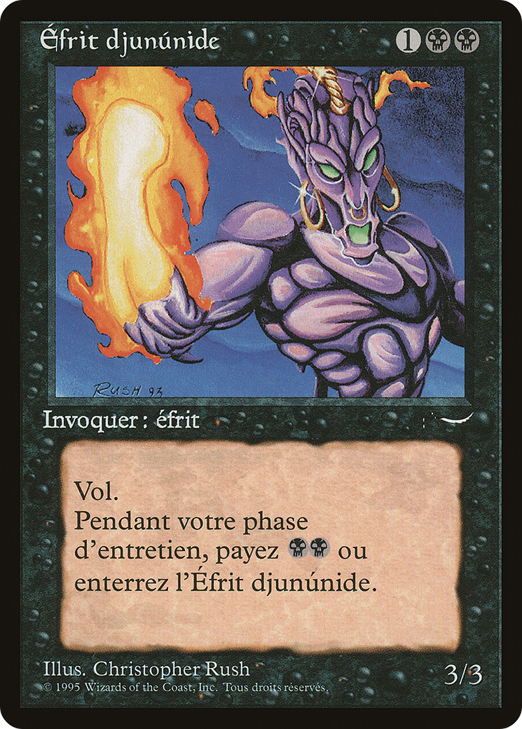 Junún Efreet (REN-057) [Renaissance] MTG Single Wizards of the Coast