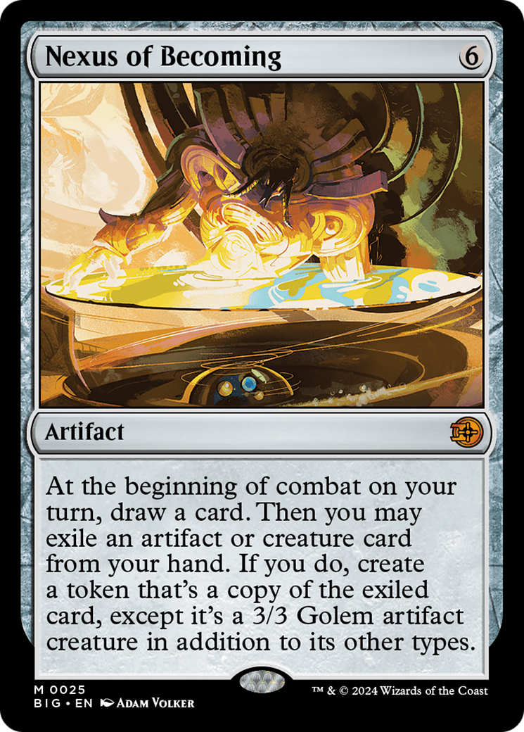 Nexus of Becoming (BIG-025) [The Big Score] Foil MTG Single Wizards of the Coast