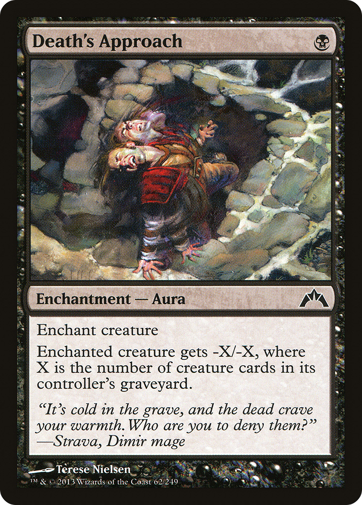 Death's Approach (GTC-062) [Gatecrash] Foil MTG Single Wizards of the Coast