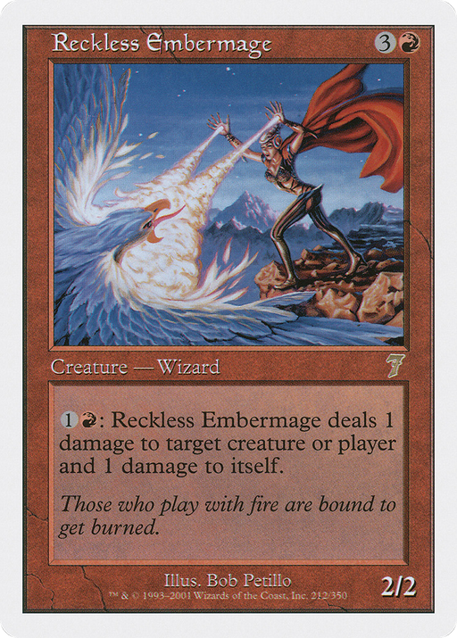 Reckless Embermage (7ED-212) [7th Edition] MTG Single Wizards of the Coast