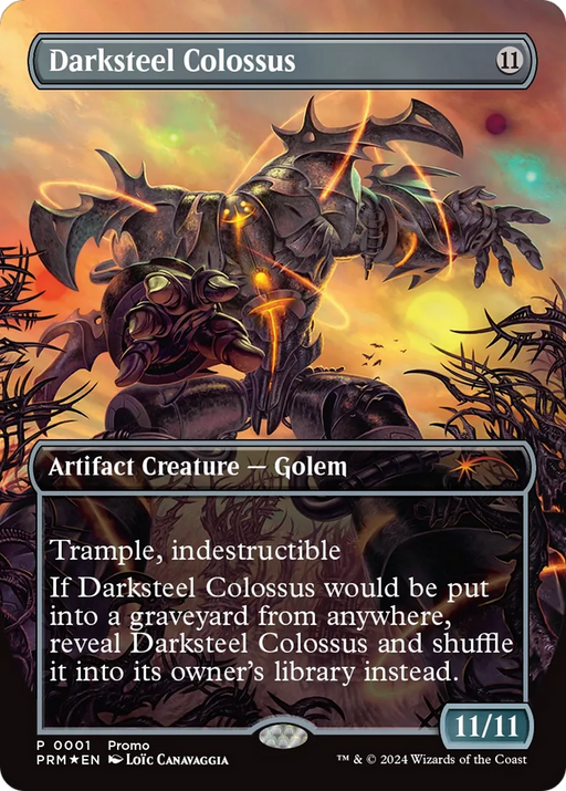 Darksteel Colossus (PW24-019) [Misc] Wizards Play Network 2024 (Borderless) Foil MTG Single Wizards of the Coast