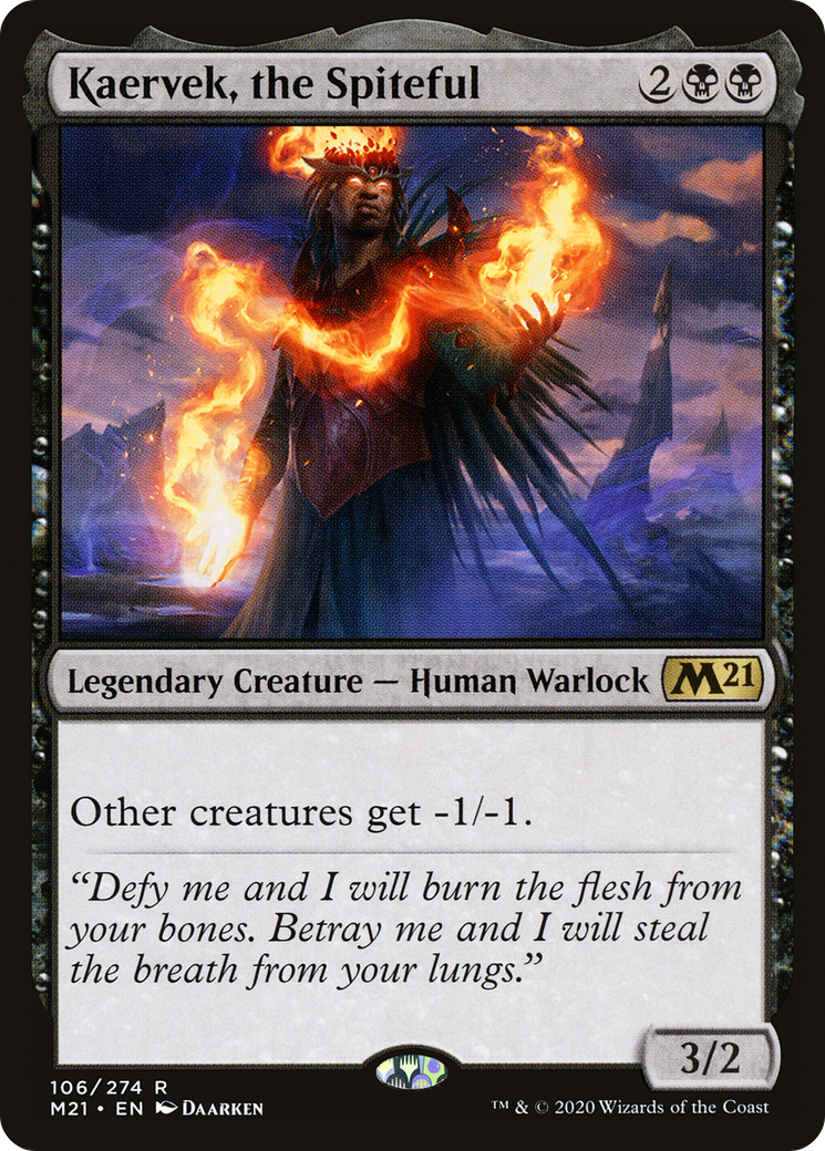 Kaervek, the Spiteful (M21-106) [Core Set 2021] Foil MTG Single Wizards of the Coast