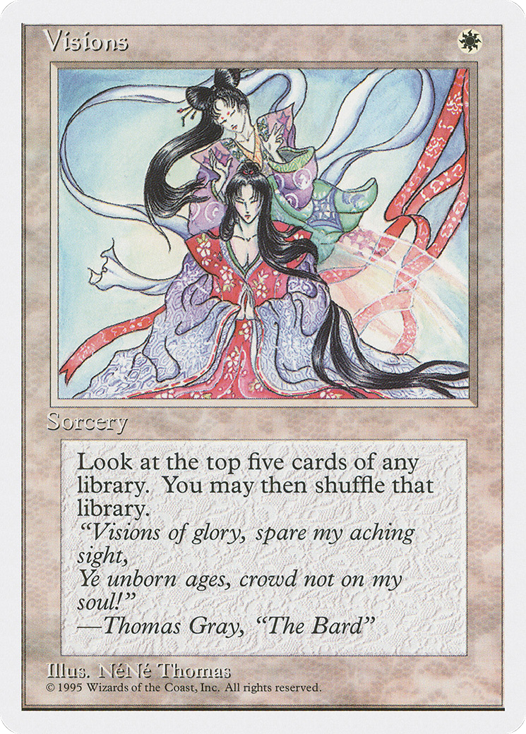 Visions (4ED-054) [Fourth Edition] MTG Single Wizards of the Coast
