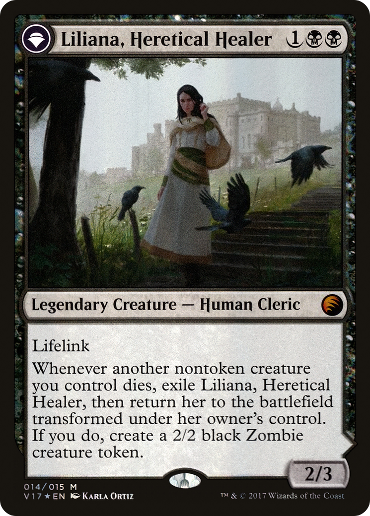 Liliana, Heretical Healer // Liliana, Defiant Necromancer [From the Vault: Transform] MTG Single Magic: The Gathering