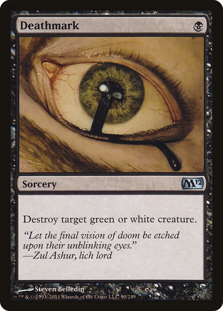 Deathmark (M12-090) [Magic 2012] Foil MTG Single Wizards of the Coast