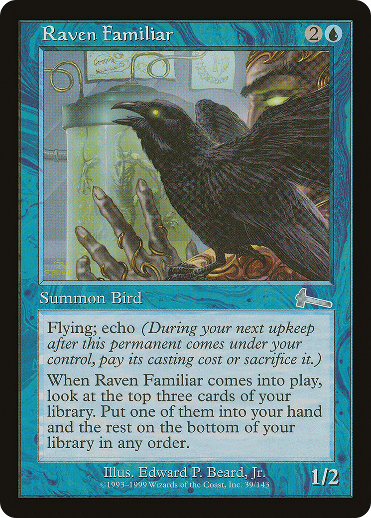 Raven Familiar (ULG-039) [Urza's Legacy] Foil MTG Single Wizards of the Coast