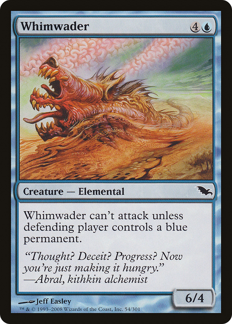 Whimwader (SHM-054) [Shadowmoor] Foil MTG Single Wizards of the Coast