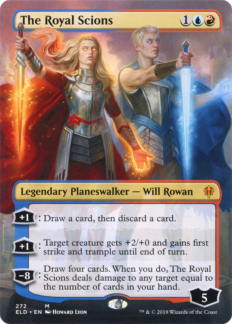 The Royal Scions (ELD-272) [Throne of Eldraine] (Borderless) Foil MTG Single Wizards of the Coast