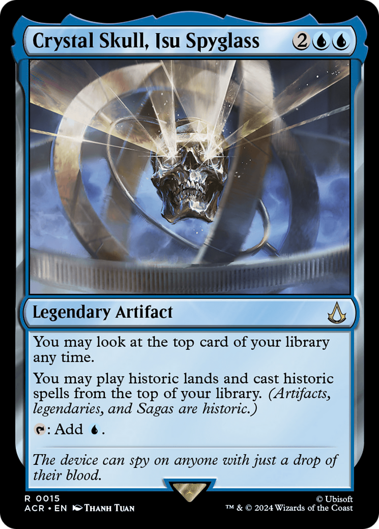 Crystal Skull, Isu Spyglass (ACR-015) [Assassin's Creed] MTG Single Wizards of the Coast
