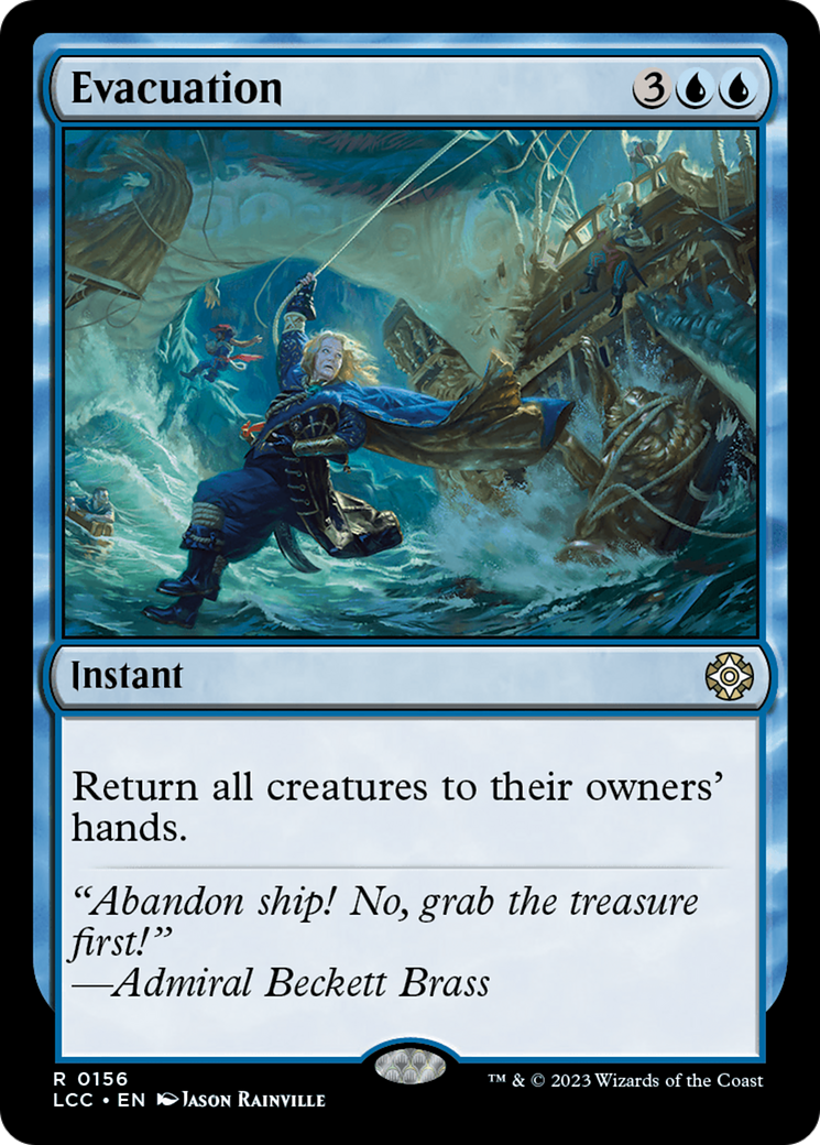 Evacuation (LCC-156) [The Lost Caverns of Ixalan Commander] MTG Single Wizards of the Coast
