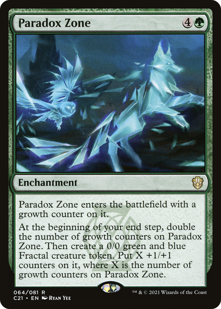 Paradox Zone (C21-064) [Commander 2021] MTG Single Wizards of the Coast