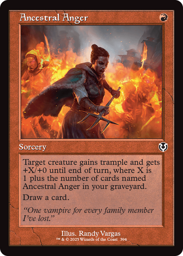 Ancestral Anger (INR-394) [Innistrad Remastered] MTG Single Wizards of the Coast
