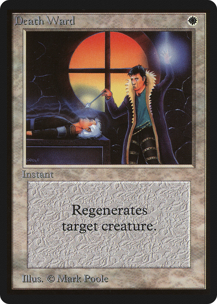 Death Ward (LEB-) [Oldschool] Limited Edition Beta MTG Single Wizards of the Coast