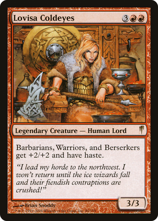 Lovisa Coldeyes (CSP-090) [Coldsnap] MTG Single Wizards of the Coast