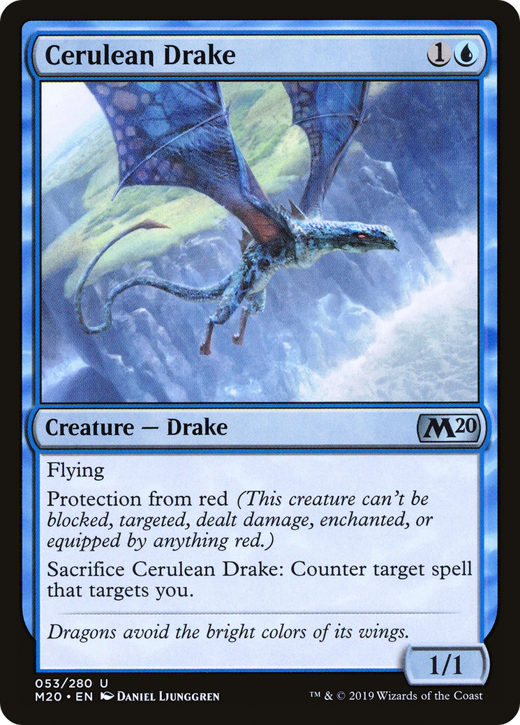 Cerulean Drake (M20-053) [Core Set 2020] MTG Single Wizards of the Coast