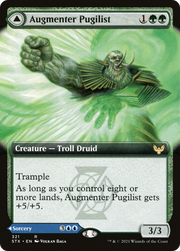 Augmenter Pugilist // Echoing Equation (STX-321) [Strixhaven: School of Mages] (Extended Art) Foil MTG Single Wizards of the Coast