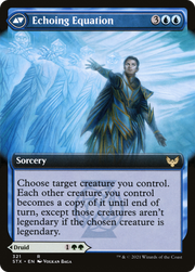 Augmenter Pugilist // Echoing Equation (STX-321) [Strixhaven: School of Mages] (Extended Art) MTG Single Wizards of the Coast