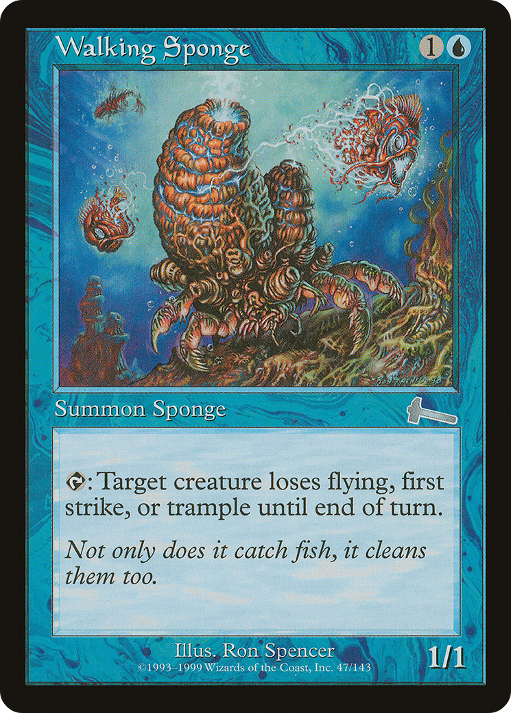 Walking Sponge (ULG-047) [Urza's Legacy] Foil MTG Single Wizards of the Coast