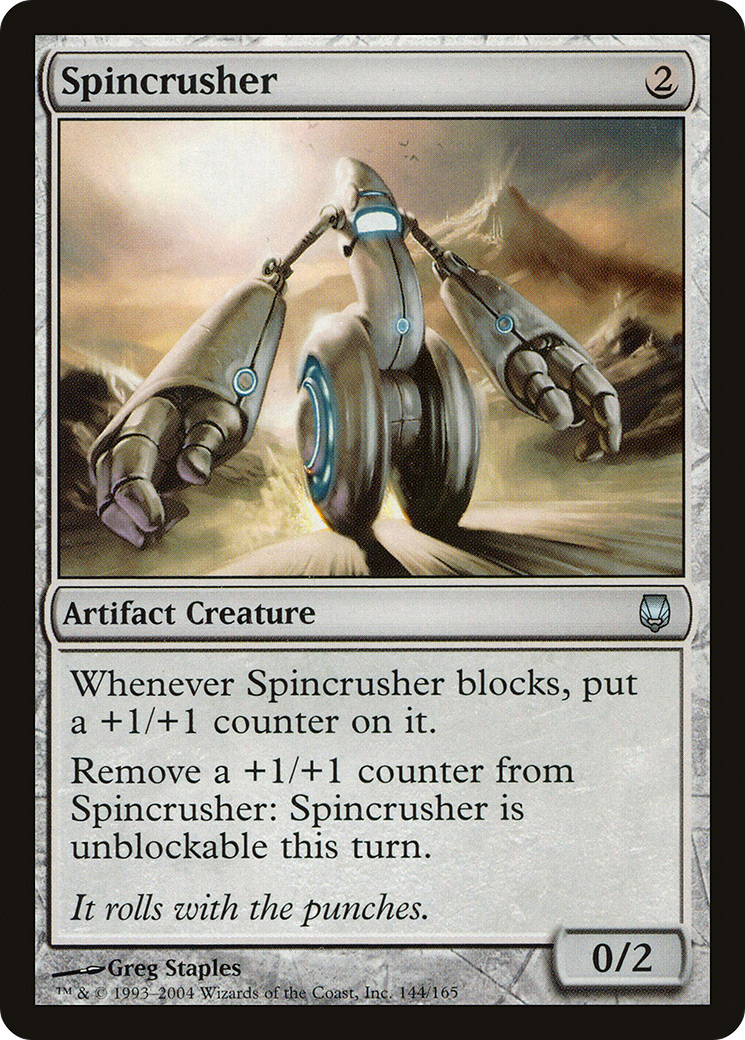 Spincrusher (DST-144) [Darksteel] Foil MTG Single Wizards of the Coast