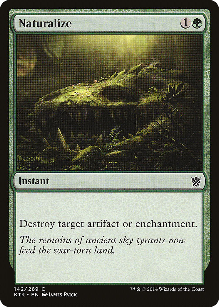 Naturalize (KTK-142) [Khans of Tarkir] Foil MTG Single Wizards of the Coast