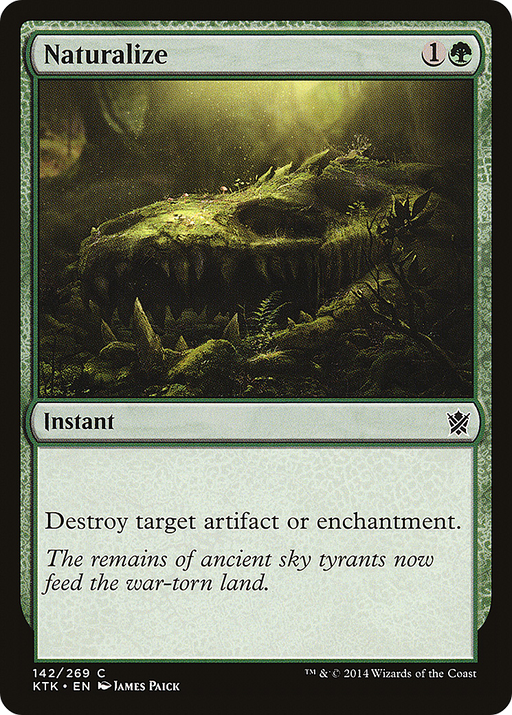 Naturalize (KTK-142) [Khans of Tarkir] Foil MTG Single Wizards of the Coast