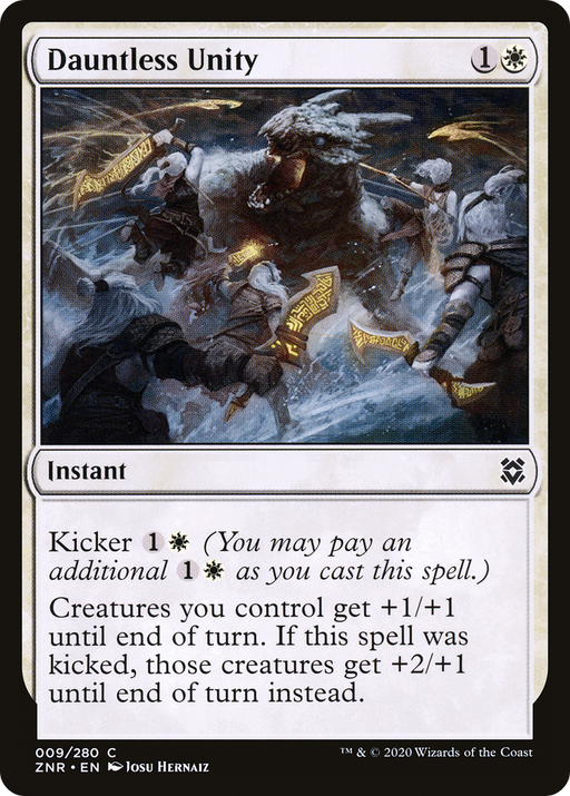 Dauntless Unity (ZNR-009) [Zendikar Rising] Foil MTG Single Wizards of the Coast