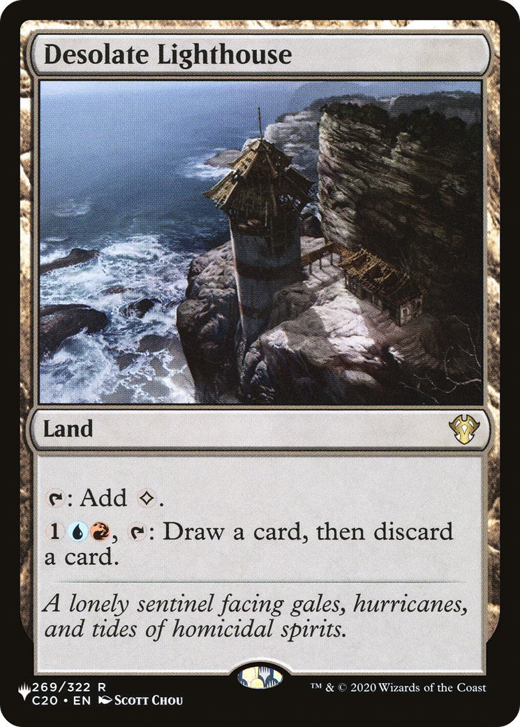 Desolate Lighthouse (LIST-C20-269) [Mystery Booster] The List MTG Single Wizards of the Coast
