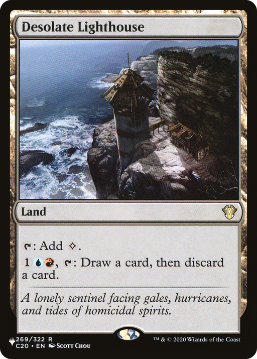 Desolate Lighthouse (LIST-C20-269) [Mystery Booster] The List MTG Single Wizards of the Coast