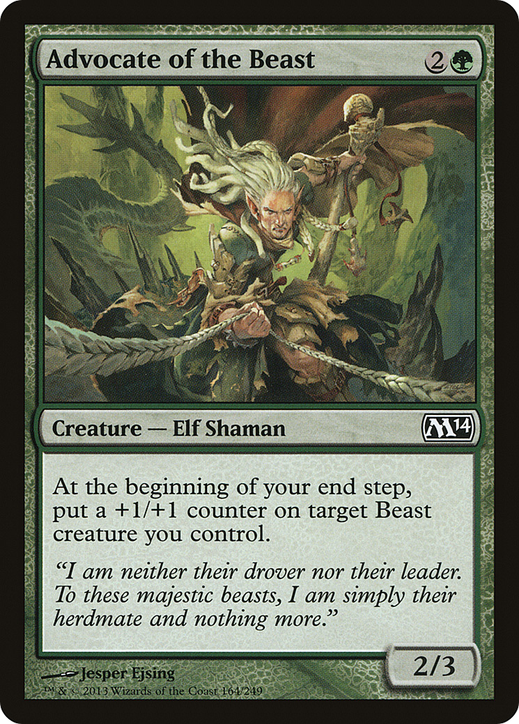 Advocate of the Beast (M14-164) [Magic 2014] MTG Single Wizards of the Coast