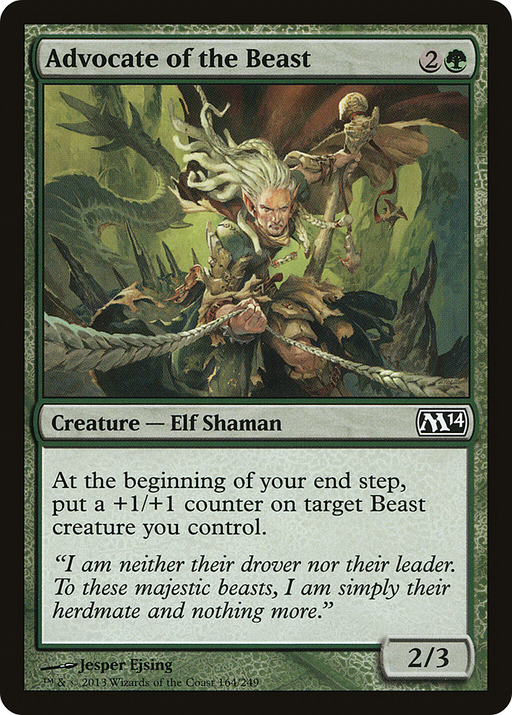 Advocate of the Beast (M14-164) [Magic 2014] Foil MTG Single Wizards of the Coast