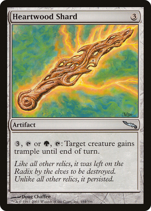Heartwood Shard (MRD-184) [Mirrodin] MTG Single Wizards of the Coast