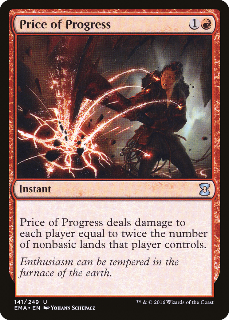 Price of Progress (EMA-141) [Eternal Masters] Foil MTG Single Wizards of the Coast