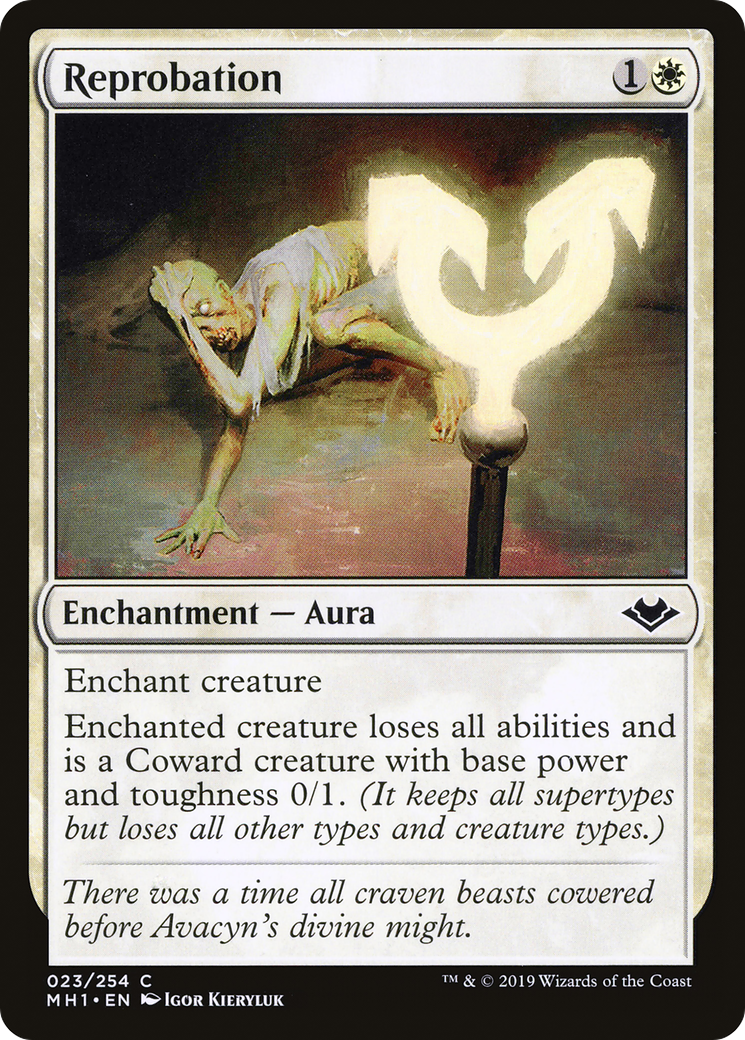 Reprobation (MH1-023) [Modern Horizons] Foil MTG Single Modern Horizons