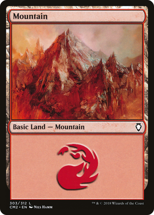 Mountain (CM2-303) [Commander Anthology Volume II] MTG Single Wizards of the Coast