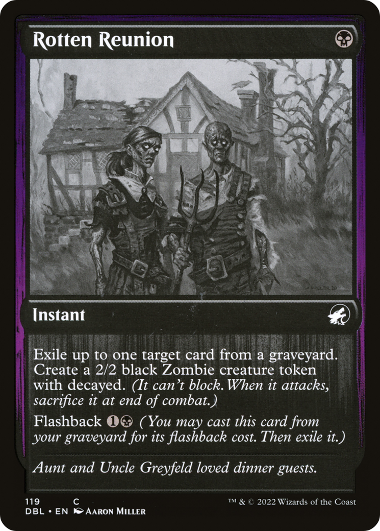 Rotten Reunion (DBL-119) [Innistrad: Double Feature] MTG Single Wizards of the Coast