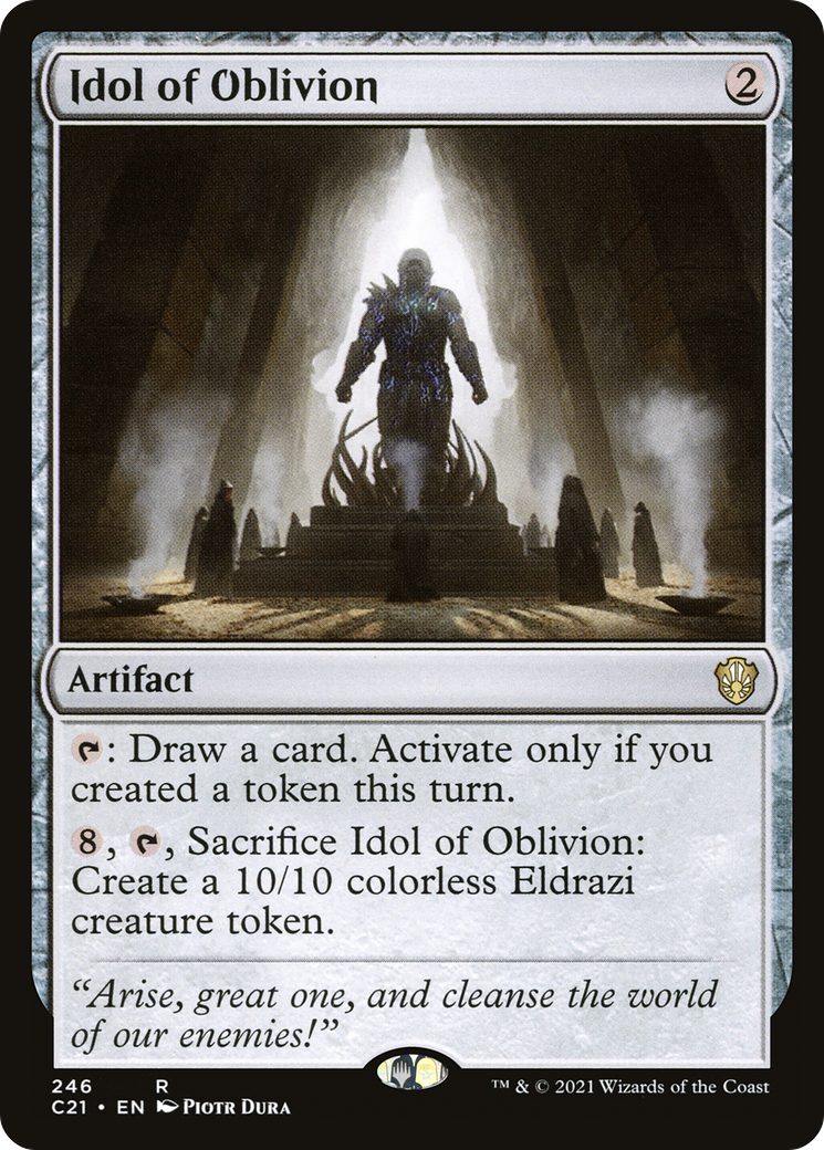 Idol of Oblivion (C21-246) [Commander 2021] MTG Single Wizards of the Coast