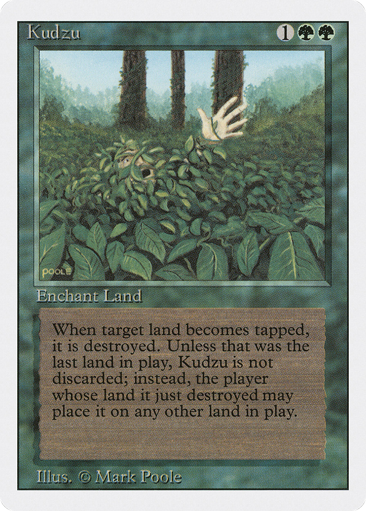 Kudzu (3ED-205) [Revised Edition] MTG Single Wizards of the Coast